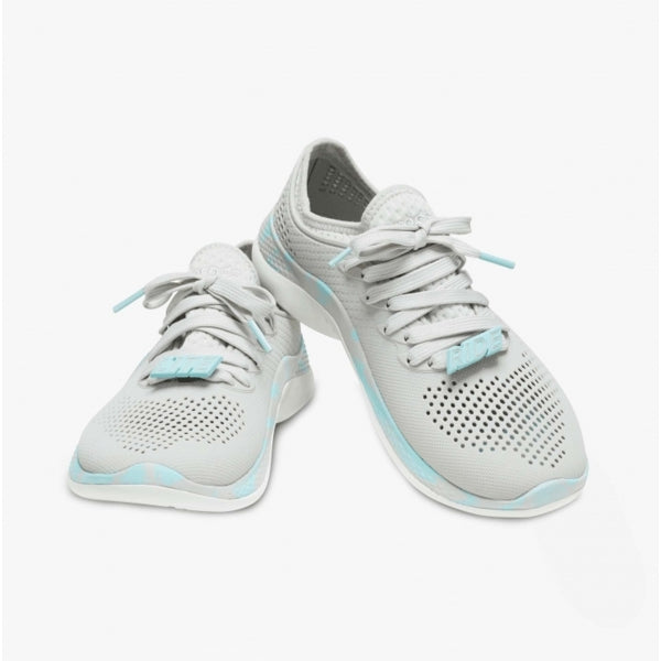 Crocs 207632-1DU LITERIDE 360 PACER Womens Trainers Pearl White/Multi