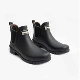 Barbour WILTON Womens Chelsea Wellington Boots Black
