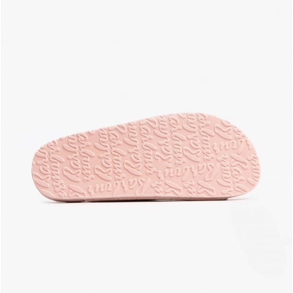 Barbour ELLIS Womens Suede Mule Slippers Pink