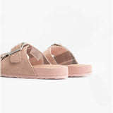 Barbour ELLIS Womens Suede Mule Slippers Pink