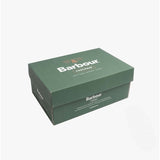 Barbour EDDIE Mens Suede Mule Slippers Dark Grey