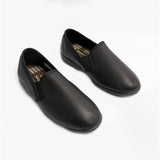 Sleepers HADLEY Mens Leather Slippers Black