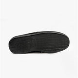 Sleepers HADLEY Mens Leather Slippers Black