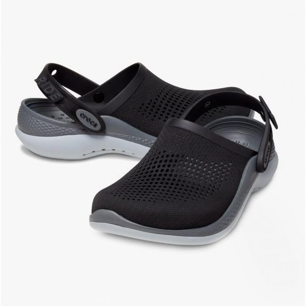 Crocs 206708-0DD LITERIDE 360 CLOG Unisex Clogs Black/Slate Grey