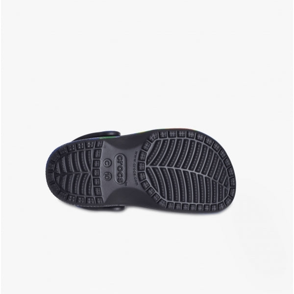 Crocs 207588-089 CLASSIC SOLARIZED Kids Clogs Black/Navy