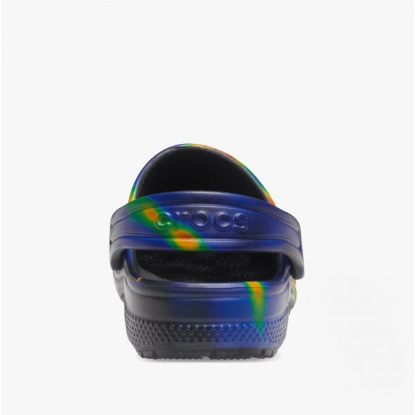 Crocs 207588-089 CLASSIC SOLARIZED Kids Clogs Black/Navy