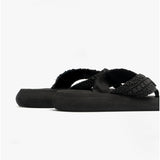 Rocket Dog SPOTLIGHT LIMA CROCHET Womens Flip Flops Black