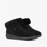 FitFlop MUKLUK SHORTY III Womens Suede Ankle Boots All Black