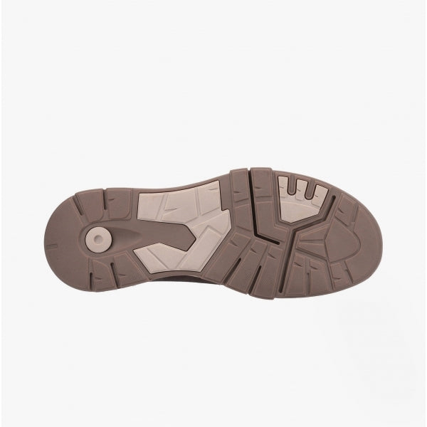 Hush Puppies FLETCHER Mens Leather Slip-On Shoes Brown