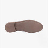 Hush Puppies BRYSON Mens Leather Oxford Shoes Blue