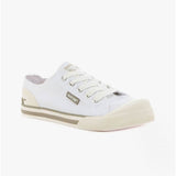 Rocket Dog JAZZIN CANVAS Womens Cotton Casual Trainers White