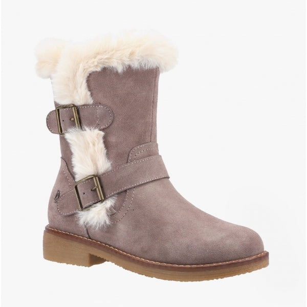Hush Puppies MACIE Womens Suede Mid-Calf Boots Grey