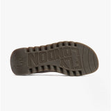 Fly London TRAM Womens Leather Buckle Slingback Wedge Heeled Sandals Camel