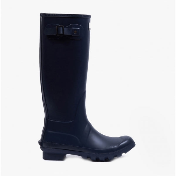 Barbour BEDE Womens Tall Wellington Boots Navy
