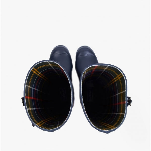 Barbour BEDE Womens Tall Wellington Boots Navy