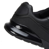 DEK PIMLICO Mens Black PU/Mesh Casual Trainers