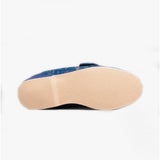 GBS BELLA Womens Extra Wide (E+) Boot Slippers Blue