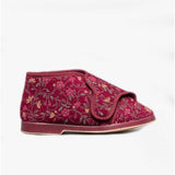 GBS BELLA Womens Extra Wide (E+) Boot Slippers Wine