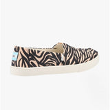 TOMS ALPARGATA CUPSOLE TIGER Womens Cotton Slip-On Shoes Tan