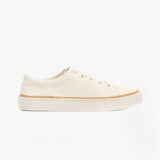 TOMS ALEX BIRCH Womens Cotton Casual Trainers Natural