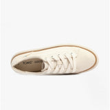 TOMS ALEX BIRCH Womens Cotton Casual Trainers Natural
