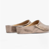 Cincasa Menorca MAHON Womens Leather Mule Slippers Pewter