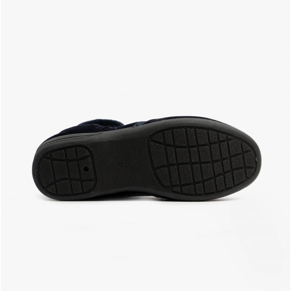 Zedzzz ROSS Mens Full Slippers Navy