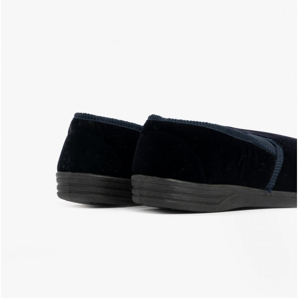 Zedzzz ROSS Mens Full Slippers Navy