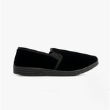 Zedzzz ROSS Mens Full Slippers Black