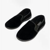 Zedzzz ROSS Mens Full Slippers Black