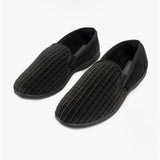 Zedzzz RICHARD Mens Full Slippers Black