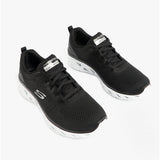 Skechers 149556/BKW GLIDE-STEP SPORT-NEW FACETS Womens Lace-Up Trainers Black/White