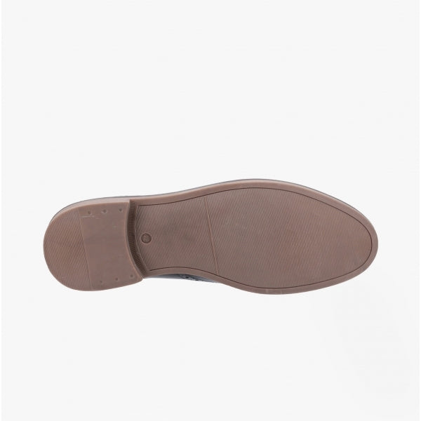 Hush Puppies BRYSON Mens Leather Oxford Shoes Brown