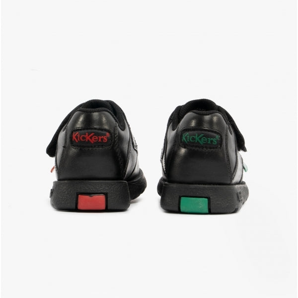 Kickers 114248 FRAGMA STRAP Boys School Shoes Black