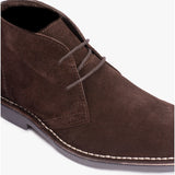 Roamers M420DBS Mens Desert Boots Dark Brown