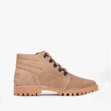 Roamers Mens 5 Eyelet D Ring Desert Boots Taupe