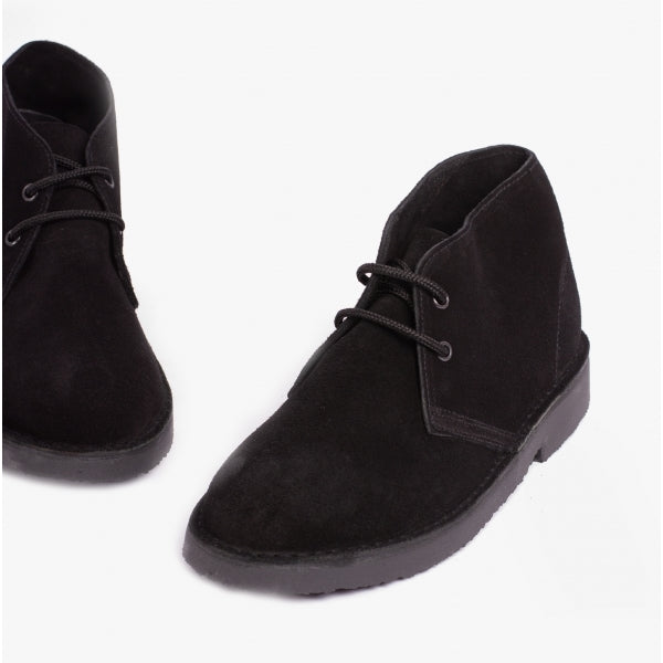 Roamers M467AS Unisex Desert Boots Black