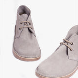 Roamers Unisex Suede Desert Boots Camel Grey