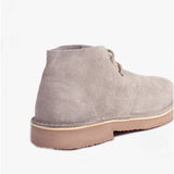 Roamers Unisex Suede Desert Boots Camel Grey