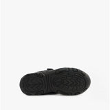 Hush Puppies LEVI INFANT Boys Leather School Shoes Black