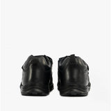 Hush Puppies LEVI INFANT Boys Leather School Shoes Black