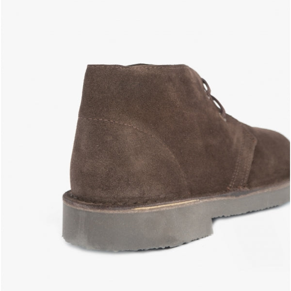 Roamers M467DBS Unisex Desert Boots Dark Brown