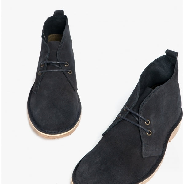 Roamers M467CS Unisex Desert Boots Navy Blue
