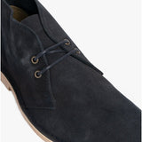 Roamers M467CS Unisex Desert Boots Navy Blue