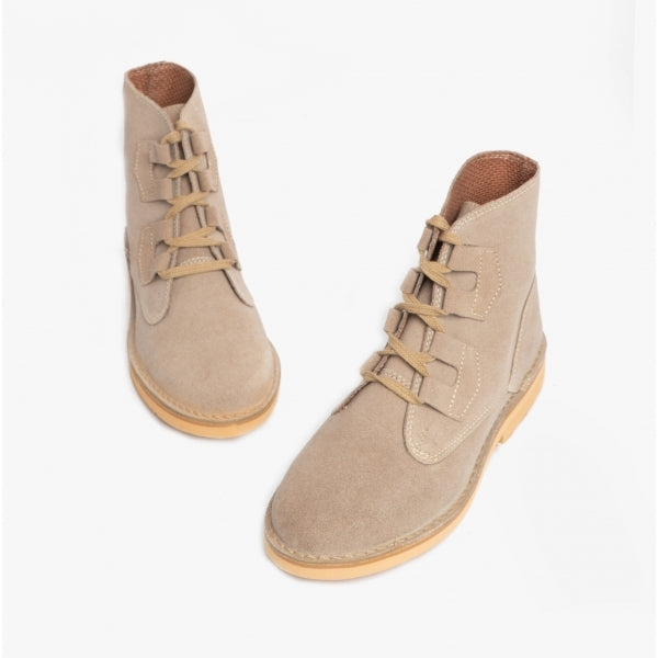 Roamers M327TS Mens Desert Boots Dk.Taupe