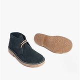 Roamers M400CS Mens Desert Boots Navy Blue