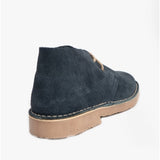 Roamers M400CS Mens Desert Boots Navy Blue