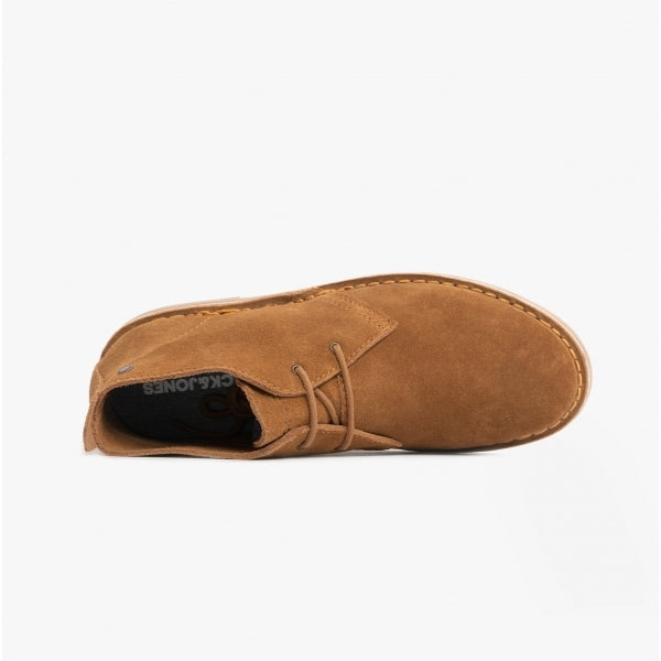 Jack & Jones BRAVO Mens Desert Boots Cognac