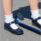 Hush Puppies CARRIE Girls Mary Jane School Shoes Black Patent