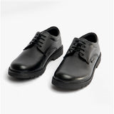 Hush Puppies POLLY SNR Girls Derby Shoes Black